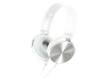 【中古】ソニー SONY ヘッドホン MDR-XB450 : 密閉型 折りたたみ式 ホワイト MDR-XB450 W 11,504円
