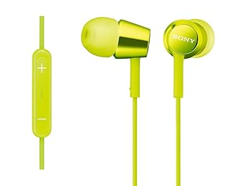 【中古】ソニー イヤホン MDR-EX150IP : カナル型 iPhone/iPod/iPad用リモコン・マイク グリーン MDR-EX150IP G