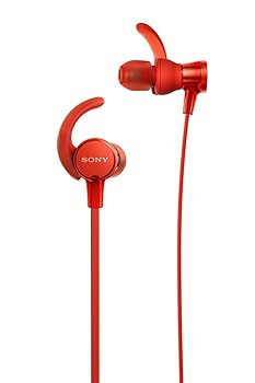【中古】ソニー イヤホン 重低音モデル MDR-XB510AS : 防水/スポーツ向け リモコン・マイク レッド MDR-XB510AS R
