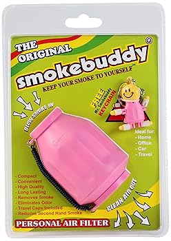 【中古】スモークバディ smokebuddy 煙 口当たり 消臭水漉し 目あたらしい大きさ サクラ色 文字記号 足懸かりチェーン店付