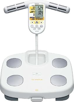 【中古】OMRON 体重体組成計 カラダスキャンチェック ホワイト HBF-356-W