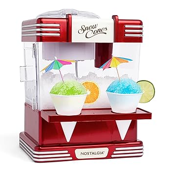 【中古】Nostalgia RSM602 Retro Series Snow Cone Maker \u0026 Shaved Ice Storage by Nostalgia Electrics