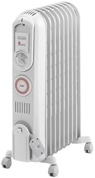 【中古】DeLonghi オイルラジエターヒーター F字型フィン9枚 3～8畳用 V550912EFS