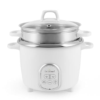 【中古】Aroma Housewares NutriWare 14-Cup Cooked Digital Rice Cooker and Food Steamer, White by Aroma Housewares