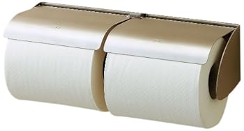 【中古】LIXILリクシル INAX トイレ用 横2連式紙巻器 ステンレスヘアライン CF-12SW