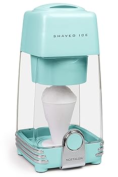 【中古】Nostalgia IS2AQ Electric Shaved Ice and Snow Cone Maker, Aqua
