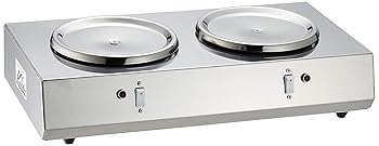 【中古】カリタKalita コーヒーウォーマー 2連ウォーマー 1.8Lデカンター保温用 FUO09
