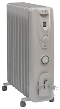 【中古】TESYテシー オイルラジエターヒーター 24時間ON/OFFタイマー 9枚フィン CA1509E01TRW 4~10畳用