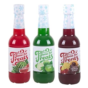 【中古】Time for Treats Tropical Punch, Watermelon and Lime Snow Cone Syrup 16.9 fl oz by VICTORIO VKP1107 by Victorio Kitchen Products