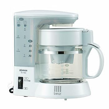【中古】【39shop】ZOJIRUSHI★コーヒーメーカー カップ約1~4杯 EC-TB40-WG ホワイトグレー(非常に良い)｜アトリエ絵利奈
