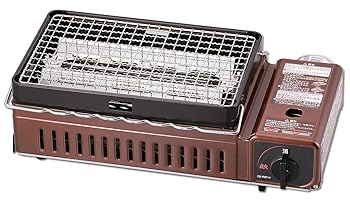 【中古】イワタニ Iwatani 岩谷 炉ばた焼器 炙りや 炙りや1 カセットコンロ 炉端焼き 焼鳥 串焼き 網焼き 海鮮焼き アウトドア バーベキュー 日本製 CB-A
