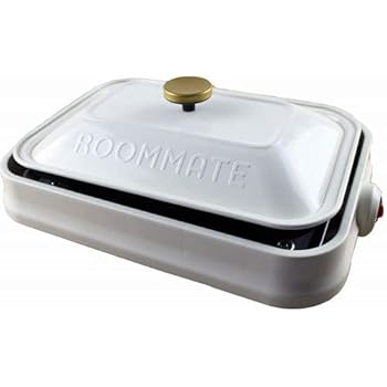 【中古】【39shop】ROOMMATE★3WAY ホットプレート EB-RM8600H ホワイト・EB-RM8600H・WH(非常に良い)｜アトリエ絵利奈