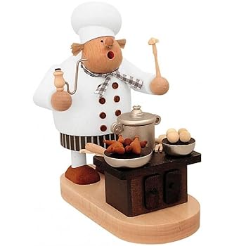 【中古】ドイツ語Incense Smoker Cook withオーブン ? 20 cm / 8インチ ? 本物の喫煙者ドイツエルツ山地 ? KWO
