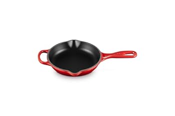 【中古】【39shop】Le★Creuset Signature Iron Handle Skillet , 6 1 / 3 " 6 1/3" レッド LS2024-1667(非常に良い)｜アトリエ絵利奈