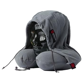 【中古】GRAND TRUNK地べたブート ボンネット トラベルネックピロー 薄墨色
