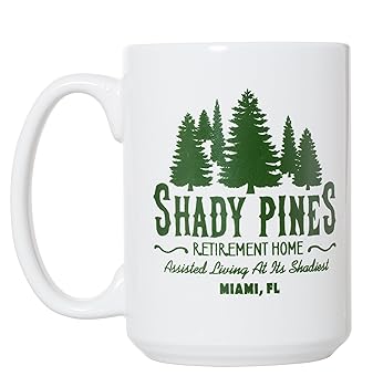 【中古】Shady Pines Retirement Home Mug Golden Girls Inspired ? 425デラックス両面コーヒーティーマグ 15oz ホワイト