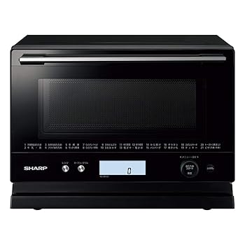 【中古】【39shop】シャープ★オーブンレンジ PLAINLY 18L ワイドフラット ブラック RE-WF181-B(非常に良い)｜アトリエ絵利奈