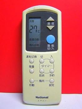【中古】パナソニック ナショナル エアコンリモコン A75C565