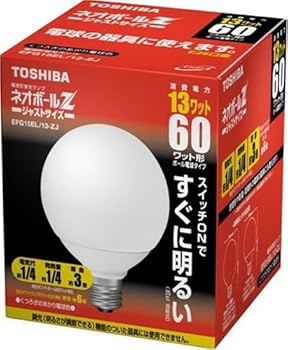 【中古】東芝 ネオボールZ 電球形蛍光ランプ ボール電球60ワットタイプ 電球色 EFG15EL/13-ZJ 7,634円