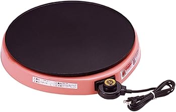 【中古】杉山金属 手作りクレープ用ホットプレート クレプレ ピンク KS-2665