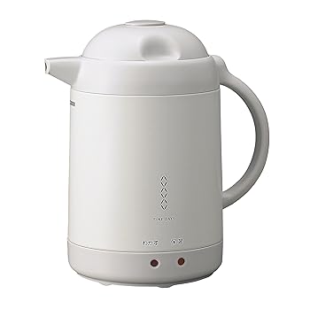 【中古】象印 明かりポット 1.0L CH-CE10-WG 白いこと薄墨色