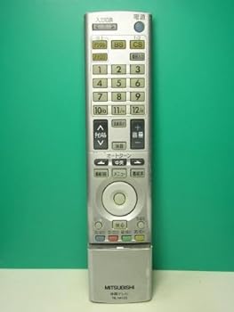 【中古】三菱 液晶テレビ受像機遠隔操作 RL14103 リモコン-TV・オーディオ・カメラ-アクセサリー・部品