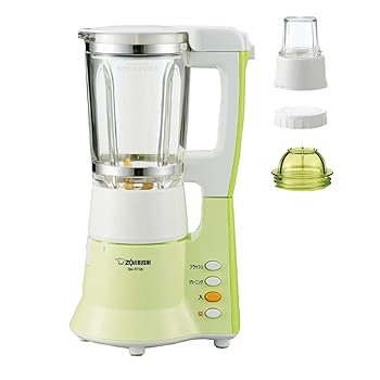 【中古】【39shop】象印★ミキサー ミルつき お茶ミル容器つき クリーニング機能 0.75L グリーン BM-RT08-GA(非常に良い)|アトリエ絵利奈