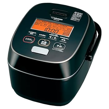 【中古】【39shop】象印マホービンZOJIRUSHI★炊飯器 5.5合 極め炊き 圧力IHタイプ 日本製 毎回のお手入れ点数2点 ブラック NW-JW10-BA(非常に良い)|アトリエ絵利奈