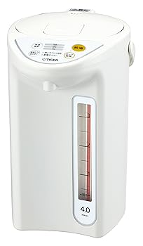 【中古】タイガー 魔法瓶 マイコン 電気 ポット 4L ホワイト PDR-G401-W Tiger