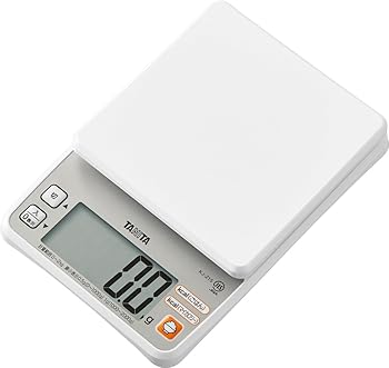 【中古】タニタ クッキングスケール ごはんのカロリーも計れる 0.5g単位で2kgまで計れる KJ-215 WH ホワイト キッチン はかり 料理 デジタル