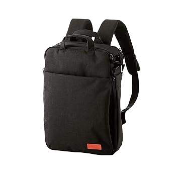 【中古】【39shop】エレコム★リュック ビジネスバッグ offtocoオフトコ 13.3インチPC収納 A4対応 3WAYバックパック/メッセンジャーバッグ/ハンドバッグ ブラック BM(非常に良い)|アトリエ絵利奈