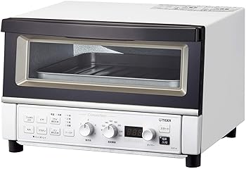 【中古】【39shop】タイガー魔法瓶TIGER★オーブントースター 温度調節機能 30分タイマー フライあたため トースト3枚 1300W マットホワイト KAT-A130(非常に良い)｜アトリエ絵利奈