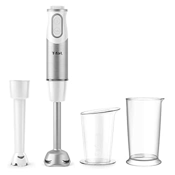 【中古】【39shop】ティファール★ハンドブレンダー 1台3役 つぶす まぜる 離乳食 ハイパワー スピード調節 レシピブック ハンドブレンダー ベビー スノーホワイト H(非常に良い)｜アトリエ絵利奈