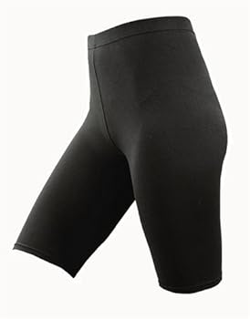 【中古】オーラ5分丈スパッツ岩盤浴スパッツ ブラック M