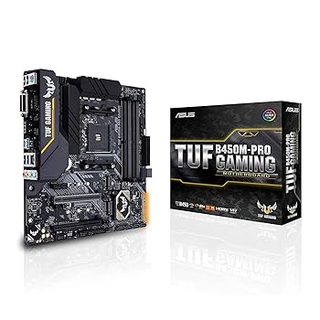 【中古】ASUS AMD B450 搭載 AM4 対応 マザーボード TUF B450M-PRO GAMINGMicroATX 第3世代 AMD Ryzen CPU に対応