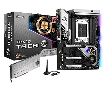 【中古】ASRock 母ちゃんゲーム盤 TRX40 Taichi AMD Ryzen Threadripper つづき物 中央処理装置 Socket sTRX4  相応う TRX40 ATX 国内定まり代わりになる店品