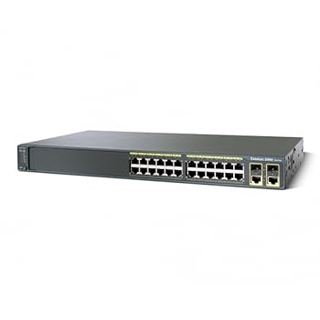 【中古】CISCO Catalyst 2960-24LT-L 賢しい イーサネット POE相応う 取り替えっこ WS-C2960-24LT-L