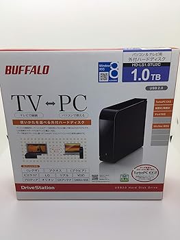 【中古】BUFFALO ターボPC EX2対応 USB2.0用 外付けHDD 1TB HD-LS1.0TU2C