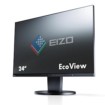 【中古】【39shop】EIZO★FlexScan 23.8インチ 液晶モニター 1920×1080 IPSパネル HDMI DVI-D ノングレア EV2450-BK(非常に良い)|アトリエ絵利奈