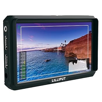 【中古】Lilliput 5インチ 4K HDMI カメラトップモニター ブラック A5
