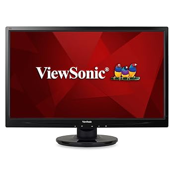 【中古】【39shop】ViewSonic★VA2446m-LED - LED monitor - 24" 23.6" viewable - 1920 x 1080 Full HD - 300 cd/m2 - 1000:1 - 5 ms - DVI-D, VGA - speakers -(非常に良い)|アトリエ絵利奈