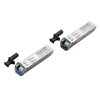 【中古】【39shop】エレコム★SFPモジュール 1000BASE-BX準拠 1芯 LCコネクタ EHB-EX-SFPGBW-P(非常に良い)｜アトリエ絵利奈