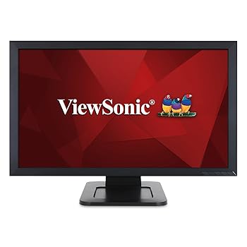 【中古】ViewSonic TD2421 24 1080p Dual-Point Optical Touch Screen Monitor HDMI, DVI by ViewSonic