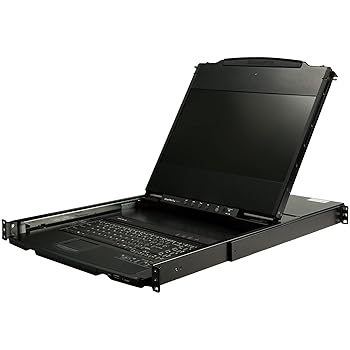 【中古】StarTech.com KVMコンソール／仕合わせマウント型／1界面／17in管する／1U／DVI・VGA／1080p RKCOND17固定ディスク