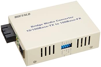 【中古】BUFFALO 光メディアコンバータ 100BASE-TX←→100BASE-FXSC変換 シングルモード20km LTR2-TX-SFC20R