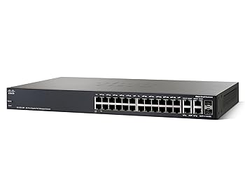 【中古】Cisco Small Business SRW2024P-K9-NA - switch - 28 ports - managed