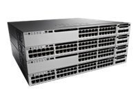 【中古】Cisco Catalyst 3850-24P-E - Switch - L3 - managed - 24 x 10/100/1000 PoE+ - desktop, rack-mountable - PoE+ by Cisco