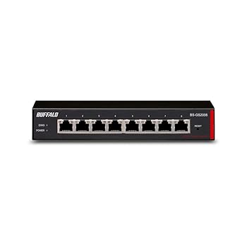 【中古】BUFFALO 座標軸2 Giga かっこ良い取り替えっこ 8界面 BS-GS2008