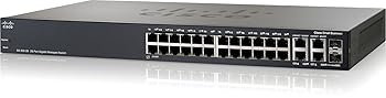 【中古】Przeﾅてznik SG 300-28 28-port Gigabit Managed Switch
