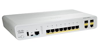 【中古】HU78704 シスコシステムズ Catalyst 2960C Switch 12 FE PoE 2 x Dual Uplink Lan Base パソコン・周辺機器-その他